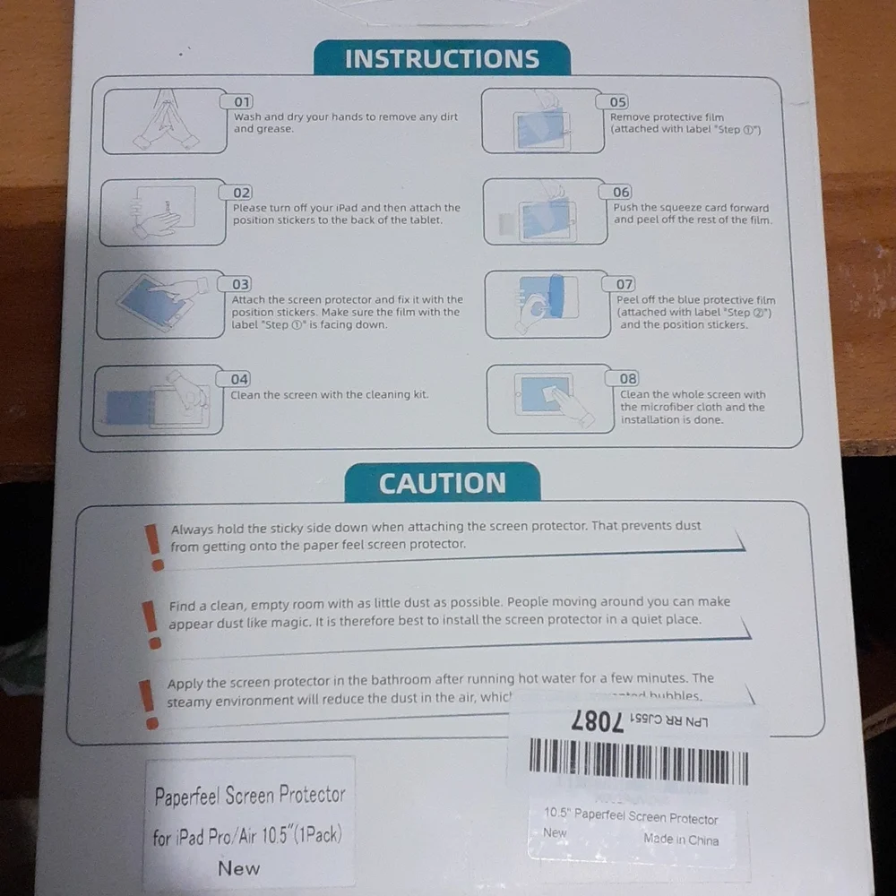 Paperfeel Screen Protector ipad pro/air 10.5